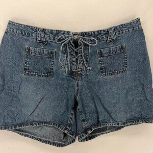Women's Blue and Navy Shorts